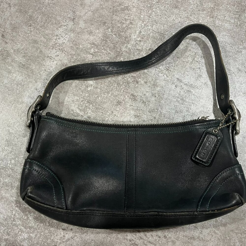 Coach Legacy Baguette Small Black Handbag for Women
